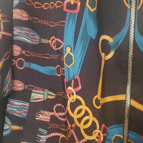 Zara Chain Print Bomber - Medium - Picture 6 of 8